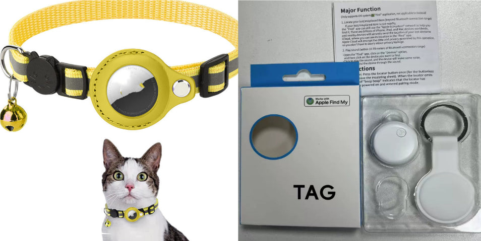 Nova Pets Reflective AirTag Cat Collar