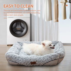 orthopedic plush dog bed