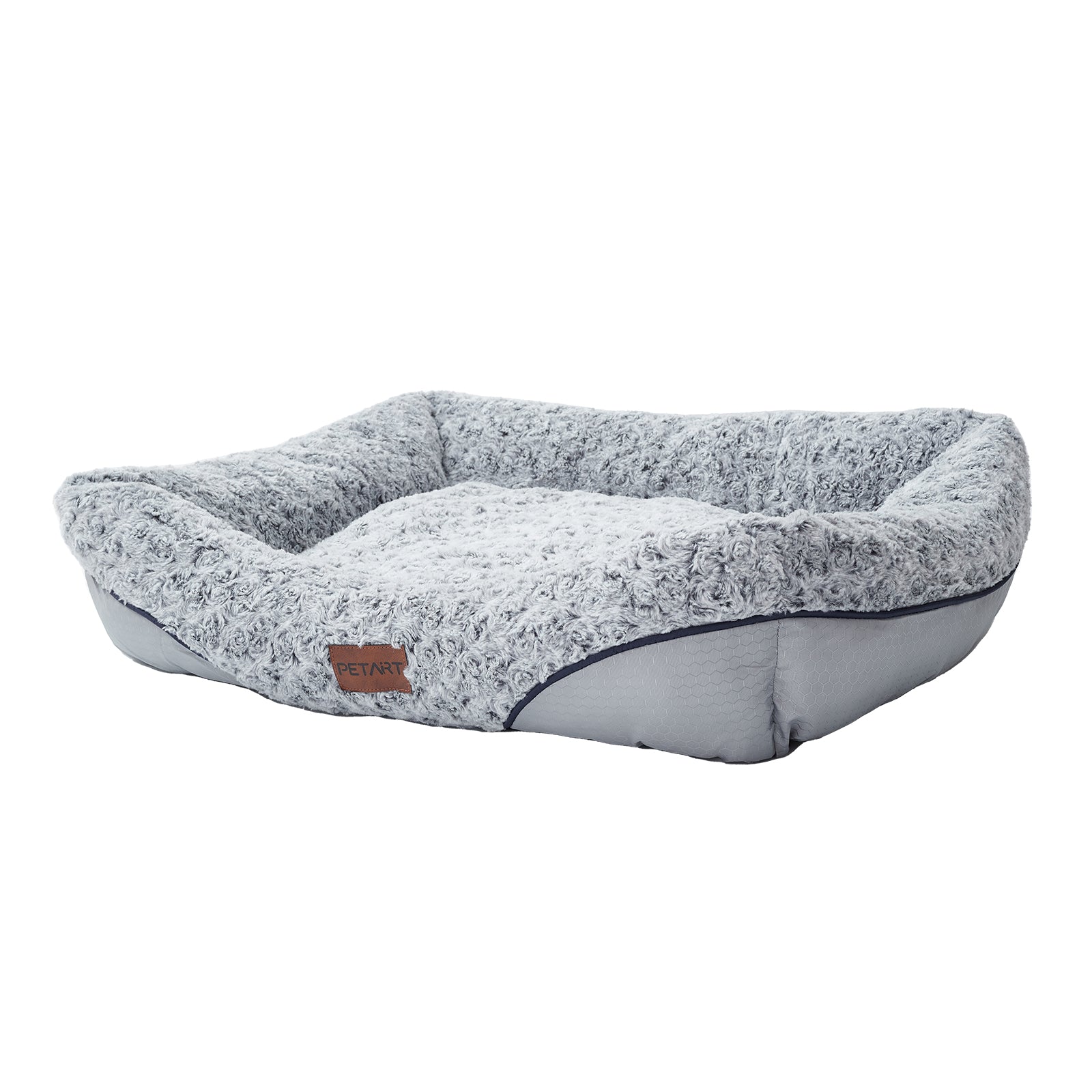 orthopedic plush dog bed