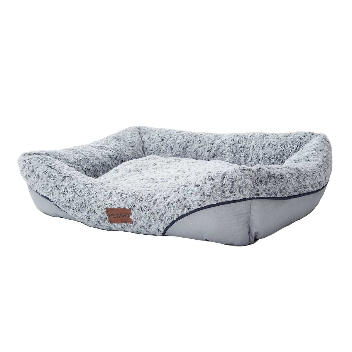 orthopedic plush dog bed