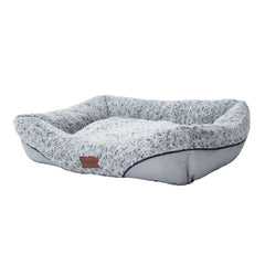 orthopedic plush dog bed