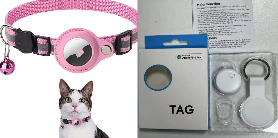 Nova Pets Reflective AirTag Cat Collar