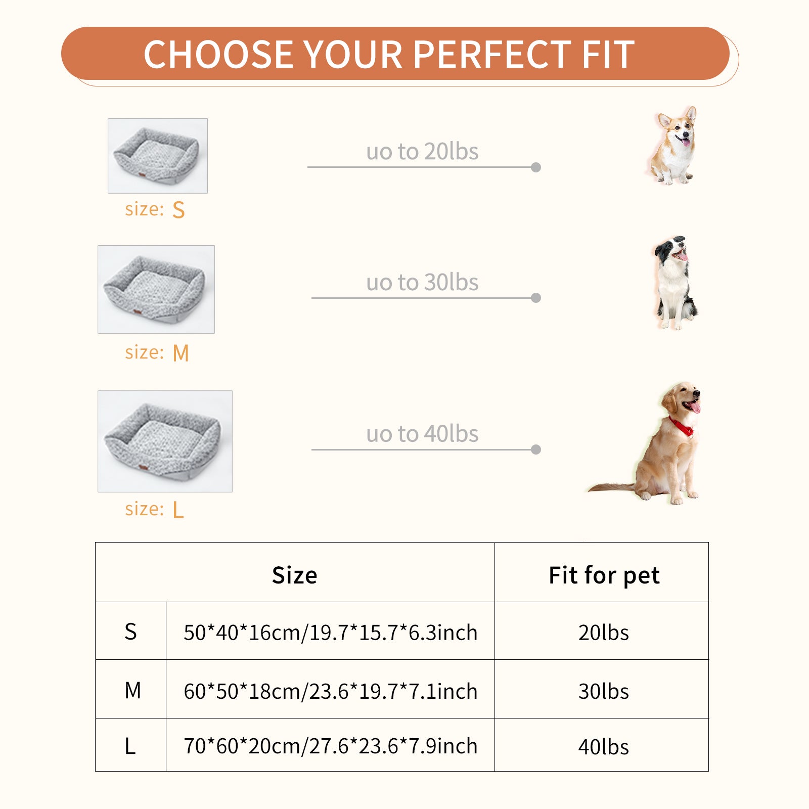 orthopedic plush dog bed