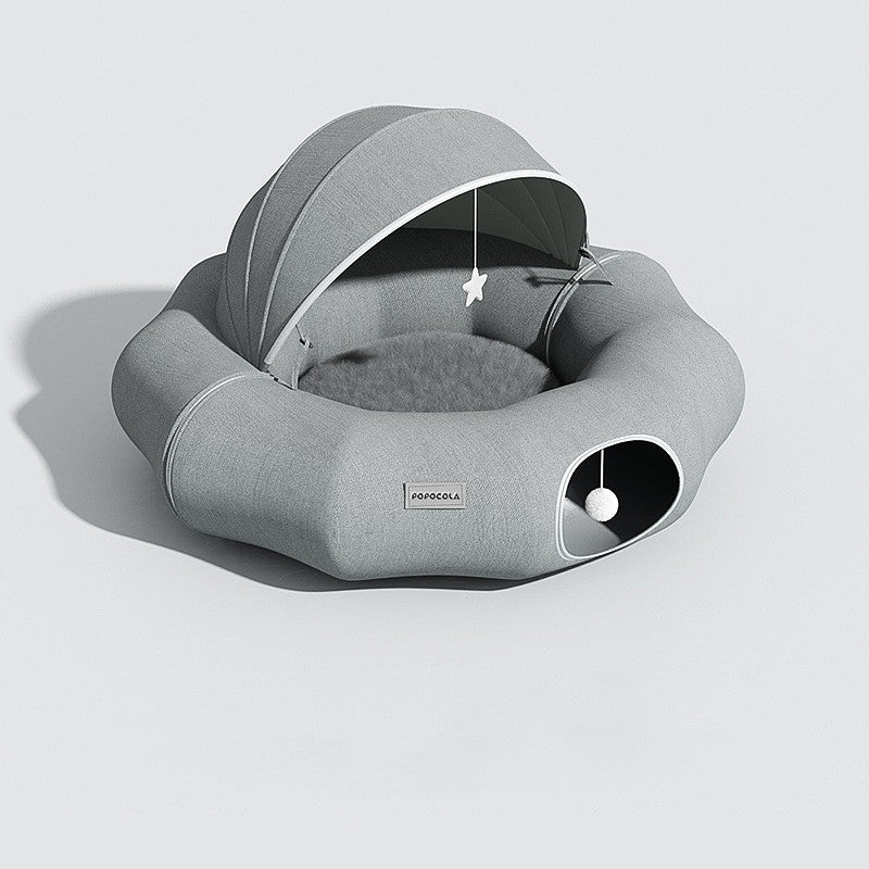 Nova Pets 3-in-1 Kitten Tunnel Bed