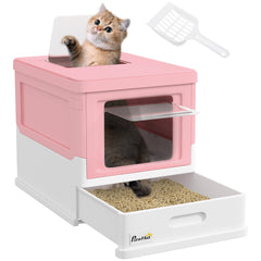 Nova Pets PawHut Hooded Cat Litter Box